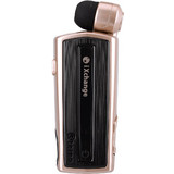 iXchange UA-28 Ακουστικό Bluetooth In Ear Πέτου Black Gold