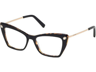 Dsquared2 D25288 056 Γυναικείος Σκελετός Γυαλιών Οράσεως Κοκάλινος Μεταλλικός Χρυσός Μαύρος