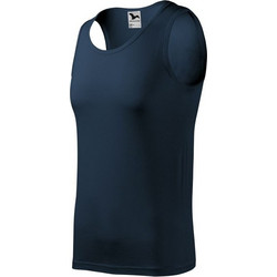 Malfini Ανδρικό Αθλητικό T-Shirt Navy Μπλε MLI-14202