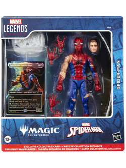 Hasbro Marvel Legends x Magic: The Gathering Battle-Damaged Spider-Man Φιγούρα Δράσης για 13+ Ετών 15cm