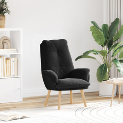 vidaXL Πολυθρόνα Relax Μαύρη 42001848