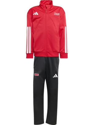 Adidas Spider-Man Παιδικό Σετ Φόρμας Κόκκινο Μαύρο JM0809