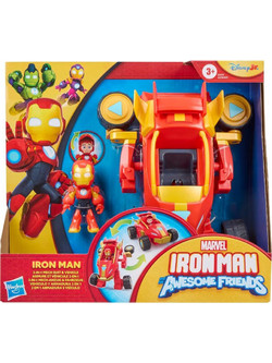 Hasbro Marvel Iron Man & His Awesome Friends 2in1 Mech Iron Man Φιγούρα Δράσης για 3+ Ετών