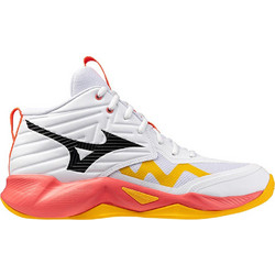 Mizuno Wave Momentum Pro Mid Γυναικεία Αθλητικά Παπούτσια για Βόλεϊ Λευκά V1GA254-501