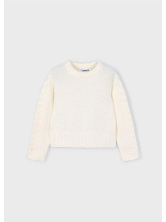 Mayoral Παιδικό Πουλόβερ Μακρυμάνικο Εκρού 15-04307-070