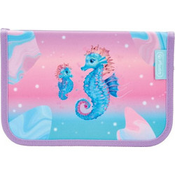 Herlitz Ocean Lights Κασετίνα Γεμάτη Γαλάζια Ροζ 50049158