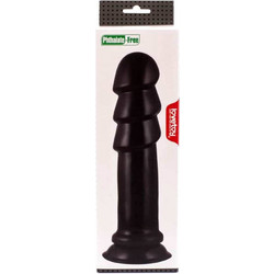 Lovetoy King Sized Anal Ripples Πρωκτικό Dildo 28.5cm Μαύρο
