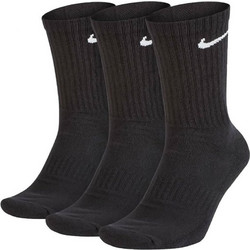 Nike Everyday Cushioned Ανδρικές Κάλτσες Ψηλές Μαύρες 3Pack SX7664-010