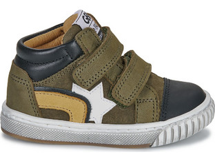 GBB Παιδικά Sneakers Μποτάκια Χακί Μαύρα AM261-15