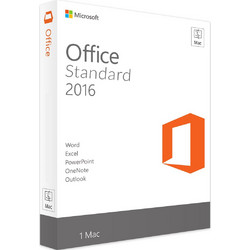 Microsoft Office Standard 2016 Πολύγλωσσο Συμβατό με Mac για 1 Χρήστη (Ηλεκτρονική Άδεια)