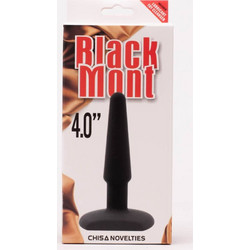 Chisa Novelties Black Mont Πρωκτική Σφήνα 10cm Μαύρη