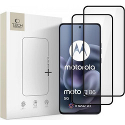 Tech-Protect Glass Fit+ Tempered Glass 2-pack Black (Motorola Moto G86)