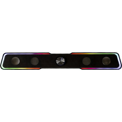 Onlan BS-120 Ηχεία Υπολογιστή 2.0 με Bluetooth & RGB Φωτισμό Μαύρα