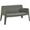 HomeMarkt Sleek Διθέσιος Καναπές Εξωτερικού Χώρου Πολυπροπυλενίου Πράσινος 118x48.5x73cm HM6366.05