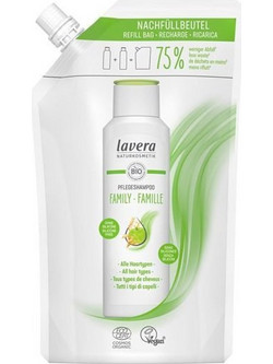 Lavera Family Refill Φυτικό Σαμπουάν 500ml
