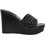 Nine West KAT 3 Καλοκαιρινές Γυναικείες Πλατφόρμες Πολύ Ψηλές Μαύρες
