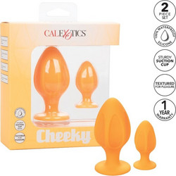 CalExotics Cheeky Σετ Πρωκτικές Σφήνες Πορτοκαλί 2τμχ D-228504