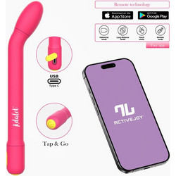 Adalet Gently G-Point Vibrator Δονητής G-Spot για Ζευγάρια με App Control Ροζ
