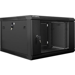 Lanberg WF01-6606-10B Επιτοίχια Καμπίνα Rack 6U 60x60x37.9cm