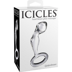 Pipedream Icicles No 46 Πρωκτική Σφήνα 11.5cm Διαφανής