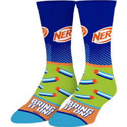 Cool Nerf Colors Ανδρικές Κάλτσες Ψηλές με Σχέδια Πολύχρωμες 36646MCNCF