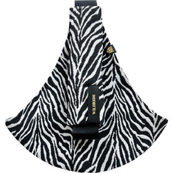Wildride Μάρσιπος με Μέγιστο Βάρος 20kg Λευκός Μαύρος Zebra Black