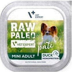 VetExpert Raw Paleo Pate Mini Adult Monoprotein Pate with Duck 150gr