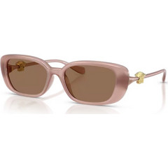 Versace VE4504D 553573 Γυναικεία Γυαλιά Ηλίου Ορθογώνια Καφέ Χρυσό με Καφέ Φακό