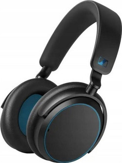 Sennheiser Accentum Ασύρματα Bluetooth Ακουστικά Over Ear με Noise Cancelling Μπλε Μαύρα
