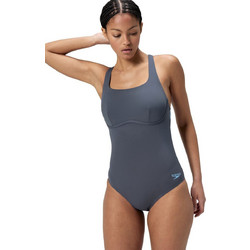 Speedo Αθλητικό Ολόσωμο Μαγιό Ανθρακί 8-00371316038