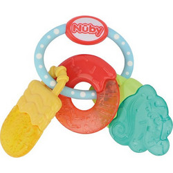 Nuby Icy Bite Sweets Teether Yellow/Turqoise/Red 3m+