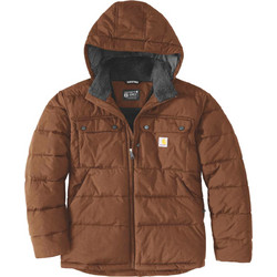 Carhartt Ανδρικό Μπουφάν Χειμωνιάτικο Puffer Καφέ 107082-RDK