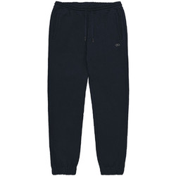 Double Ανδρικό Παντελόνι Φόρμας Fleece με Λάστιχο Navy Μπλε MPAN-6027