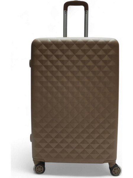 Playbags Collection PS067 Βαλίτσα Μεγάλη 72x47x25cm με 4 Ρόδες Ροζ Χρυσή