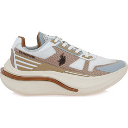 U.S. Polo Assn. Γυναικεία Sneakers Μπεζ CLAUDE006-WHI-BEI01