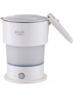 Adler AD 1377 Βραστήρας Ταξιδίου 0.6lt 600W Λευκός