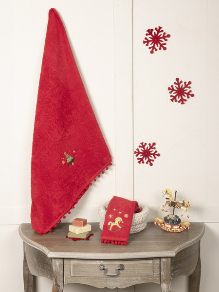 Nima Happy Christmas Σετ Βρεφικές Πετσέτες 2τμχ 400gr/m²