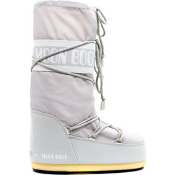 Moon Boot Παιδικά Μποτάκια Χιονιού Γκρι Λευκά Αδιάβροχα 14004400-086