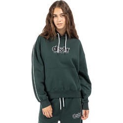 District75 Γυναικείο Φούτερ Oversized με Κουκούλα & Τσέπες Κυπαρισσί 225WHO-545-063