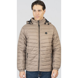 Rebase Ανδρικό Μπουφάν Χειμωνιάτικο Puffer Μπεζ 252-RJK-2040-197
