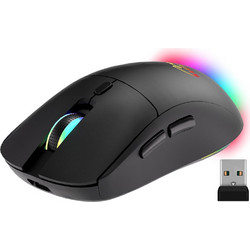 Media Tech MT1124 Ασύρματο Gaming Ποντίκι RGB 3200 DPI Black