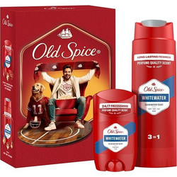 Old Spice Sports Fan Whitewater Deodorant Stick 50ml + Shampoo & Shower Gel 250ml