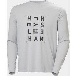 Helly Hansen Skog Graphic Tee Ανδρικό Αθλητικό T-Shirt Γκρι 63407-853