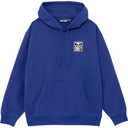 Obey Ανδρικό Φούτερ Fleece με Κουκούλα & Τσέπες Μπλε 112843126-LMS