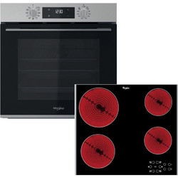 Whirlpool Φούρνος Ηλεκτρικός Άνω Πάγκου 71lt 59.5cm OMK58HROX με Κεραμικές Εστίες AKT8090/LX