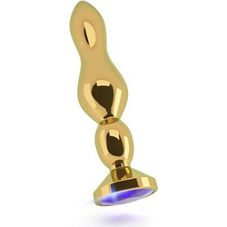 Shots Rich R4 Πρωκτική Σφήνα Diamond Plug 12cm Μωβ Χρυσή