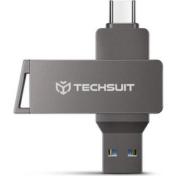 Techsuit THSM20 128GB USB Stick 3.2 Gen 1 με USB-A & USB-C