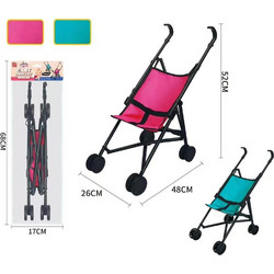 Blue Toys Καρότσι Κούκλας 2 Χρώματα MKV681052