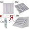 t.akustik Producer M Advanced Diffuser Set White