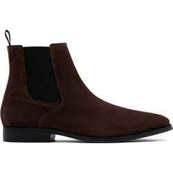 Clarks Paulton Easy Ανδρικά Chelsea Μποτάκια Suede Καφέ 26183388